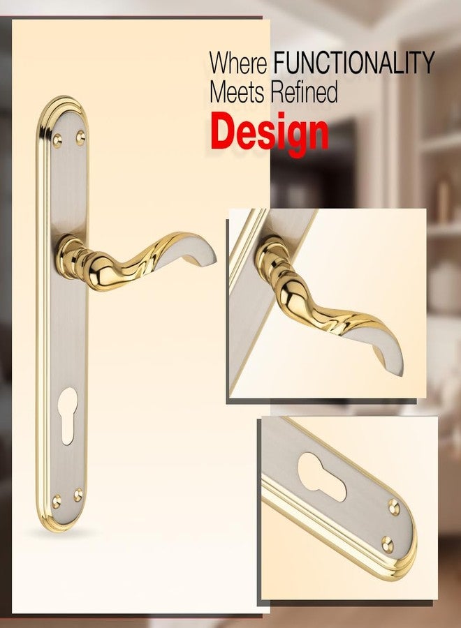 Link Lilly Mortise Lock |for Main & Internal Door in Home, Office, Hotel | 8 Inches Heavy Duty Handle Set with Both Side Key Access, 3 Keys |SS Finish|5 Years Warranty - Image 5